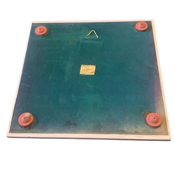 Vintage Holt Howard Ceramic Tile Trivet Hot Plate Renaissance Drummer Lot Of 2 - Picture 6 of 10